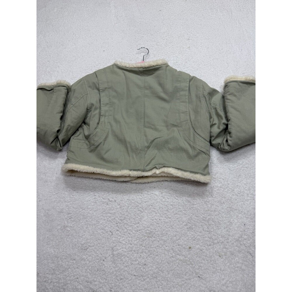 Anthropologie Pilcro Jacket Fleece Lined Lady Light Gray Cozy Preppy Size XS NWT - Picture 8 of 12